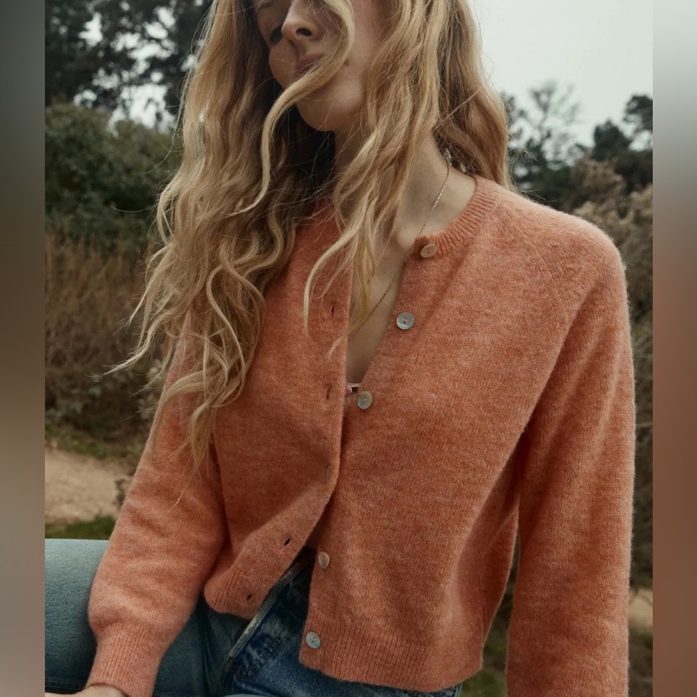 Doen Warm Coral Women's Cardigan